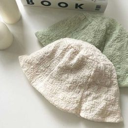 Wide Brim Hats Pleated Thin Version of Korea Version of The Korea Japanese Lace Sunshade Small Face Girls Bucket Straight Fisherman Hat Gorro R230308