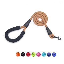 Dog Collars Pet Leash Reflective Strong Long With Comfortable Padded Handle Heavy Duty Durable Nylon Rope Leashes