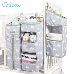 Bedding Sets Orzbow Baby Bed Organiser Hanging Bags For born Crib Diaper Storage Bags Baby Care Organiser Infant Bedding Nursing Bags 230309