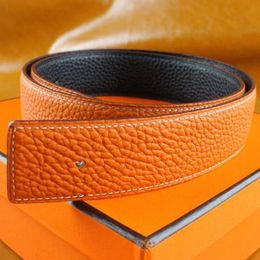 Designer Belts men women fashion Genuine Leather Men's and wome's Belt high quality with Smooth Buckle Ceinture Jeans with box