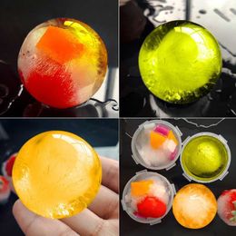 Ice Cream Tools 6cm Big Size Ball Ice Molds Sphere Round Ball Ice Cube Makers Home and Bar Party Kitchen Whiskey Cocktail DIY Ice Cream Moulds Z0308