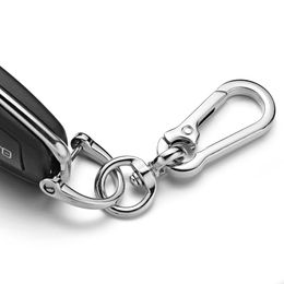 Key Rings Creative Metal Car Keyring Keychain Men's Key Chain Holder High-Quality Horseshoe Buckle Hanging Key Ring Accessories K411