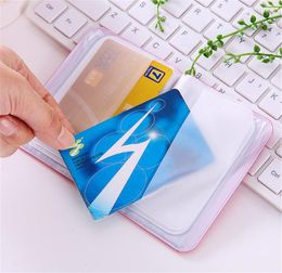 Storage Bags 1PC Portable Fashion Wallet Business Card Credit Protection Cover Holder Exquisite Box Bag Bank Set