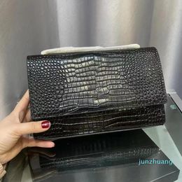 Luxurys Designers LOULOU Bags Female Envelope Tassel Handbags 44 Chain Totes Women 33 Classic Shoulder Bags Flip Leather Crossbody Purse Wallet
