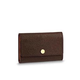 s saling Designer wallets top quality key purse lady multicolor leather keys holder short six wallet for women classic zipper p228y