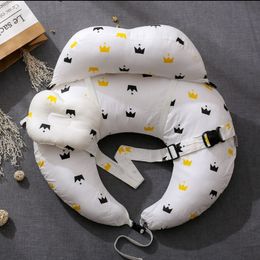 Pillows Multifunctional Nursing Pillow Baby Learning Sitting Pillow Pregnancy Waist Cushion Cotton Sleeping Pillow Breast-feeding Pad 230309