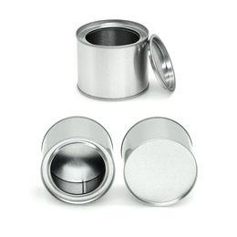 wholesale 73X60MM Aluminium Metal Can Jar Comestic Portable Tinplate Round for Candle Can