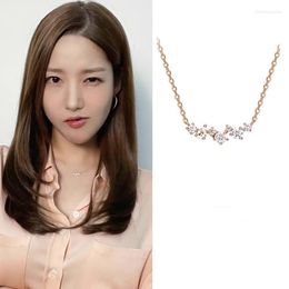 Pendant Necklaces Necklace Fashion Park Min Young People From The Meteorological Agency Korean Drama For Women Jewellery Choker Mujer