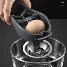 Egg Tools 1PC Stainless Steel shell Cracker Easy To Use shell Cutter Opener Scissors Manual Separator Tool 230308