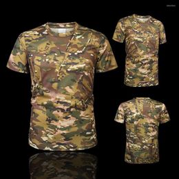 Men's T Shirts 2023 Military Tactical Shirt Men's Army Camouflage Brand Clothing Quick-drying Breathable Short-sleeved Casual