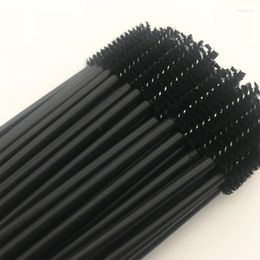 Makeup Brushes 500pcs Disposable Eyelash Spoolies Mascara Wands Applicator For Extension Tool