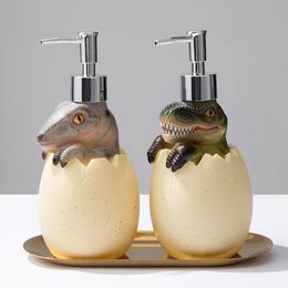 Liquid Soap Dispenser Unique Dinosaur Shape Lotion Bottle Hand Sanitizer Bathroom Shampoo Shower Gel s Empty s 230308