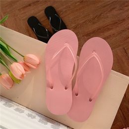 Slippers girl's heart jelly light antislip flat bottom clip feet wear holiday beach sandals and slippers 3118 230309
