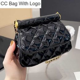 CC Bag Other Bags Designer Quilted Clutch With Chain Shell Shoulder Bag France Luxury Brand C Patent Leather Quilting Mini Women Crossbody Handbag Lady Cross Bo