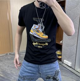 Men's T-Shirts Men's Tees & Polos High Qaulity Summer Mens Designers Tees T Shirts Fashion Casual Couples Short Sleeves Tee Comfortable Paris Men Women T-Shirts