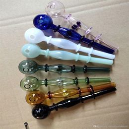 Smoking Pipes Colour multi-wheel glass straight pipe Wholesale Glass Hookah, Glass