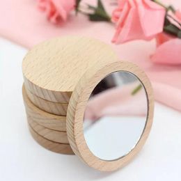 Personalised name date Wooden Mirror Portable Makeup Mirror Custom Wedding Favours And Gifts Wedding Gifts For Guests Wedding Souvenirs