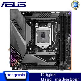 MINI ITX For Asus ROG STRIX Z390-I GAMING Original Desktop for Intel Z390 DDR4 PCI-E 3.0 Motherboard LGA 1151 USB3.0 M.2 SATA3