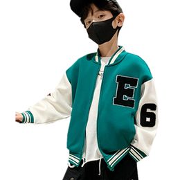 Jackets School Boys Baseball Clothing Casual Baby Uniform Children Teens Handsome Sports Coat Outfit 230310