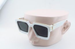 Gafas de sol cuadradas lentes de nylon HD UV400 Diseñador de moda de calles antidadiaciones de estilo de estilo único para hombres y mujeres