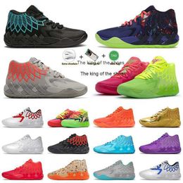 2023Lamelo shoes Top Fashion LaMelo Ball MB.01 Basketball Shoes Be You Queen City Black Red Blast Buzz City Iridescent Dreams Rick and MortyLamelo shoes