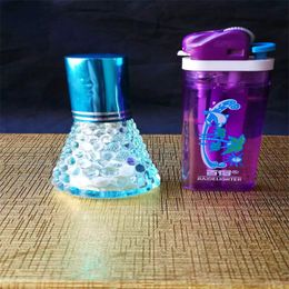 Smoking Accessories Colour skirt alcohol lamp ,Wholesale Bongs Oil Burner Pipes Water Pipes Glass