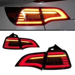 Car Accessories LED Taillights for Model Y Model 3 Facelift Rear Lamps DRL Signal Automotive Plug And Play