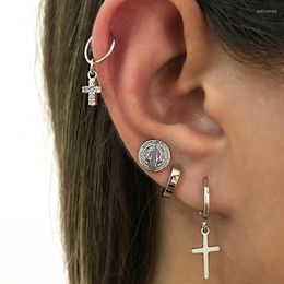 Backs Earrings Non-Piercing Ear Clip Fashion Personality Geometric Women Men Fake Cartilage Rock Earring Temperament Cuff Jewellery