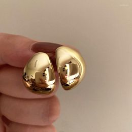 Stud Earrings Irregular Half Ball 925 Silver Pin Post Earring For Women Girls Real Gold Plating Fashion Gift 2023 Style HE22093