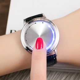 Wristwatches Creative Personality Touch Screen LED Watch Men Women Fashion Lady Boy Lovers Children Tree Digital Electronic WatchesWristwatc