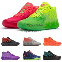 Lamelo shoes 2023Lamelo shoes MB.01 Rick And Morty Basketball Shoes For Sale Galaxy Buzz City Black Blast Queen Citys Rock Ridge Red Not From Here Sport