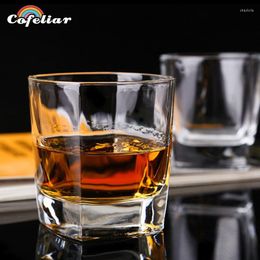 Wine Glasses 1Pcs Whiskey Glass Cup Beer Mug Vodka Coffee Home Kitchen Bar Club Party Drinkware 170ml Gifts For Men