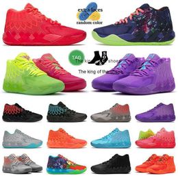 2023Lamelo shoes Mb 2023 01 lamelo ball basketball shoes mens big size 12 all red lamelos rick and mortys mb.01 mb1 green gold black blueLamelo shoes