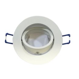 Round Recessed Downlight Holder Adjustable Casing Lightings Accessories GU10 MR16 Bulb crestech168