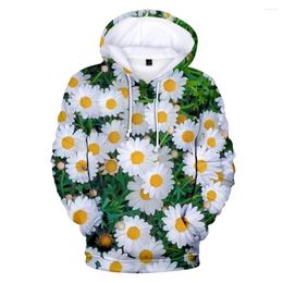 Men's Hoodies Little Zou Ju Clothes Hooded Sweatshirt Fashion Cool Unisex Hoodie 3D Printed Colourful Floral Casual Hip Hop Top Full