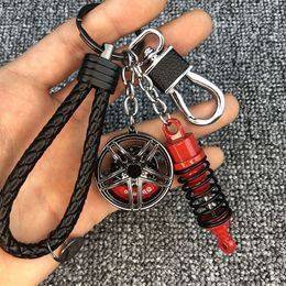 Key Rings Car Speed Gearbox Gear Head Keychain Manual Transmission Lever Metal Key Ring Car Refitting Metal Pendant Creative Ke