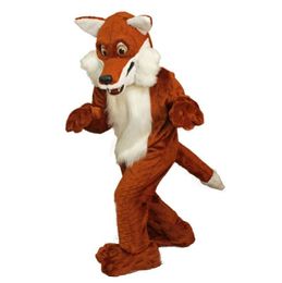 Performance Hot Sales Red Fox Mascot Costumes Halloween Fancy Party Dress Cartoon Character Carnival Xmas Easter Advertising Birthday Party Costume