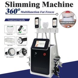 Portable Cryolipolysis Fat Freeze Slimming Machine 360 Degree Cryo Therapy Body Slimming Ultrasonic 40K Cavitation Rf Slimming205