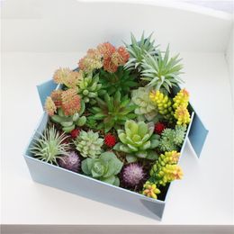 Decorative Flowers Simulated Plant A Man Of High Sand Artificial Succulent Plants Bonsai Random Variety Without Flower Pot