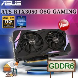 ASUS ATS RTX3050 O8G GAMING Graphics Cards RTX 3050 Support AMD Intel Desktop CPU NEW 8GB GDDR6 GPU Motherboard Placa De Vdeo