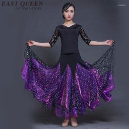 Stage Wear Ballroom Dance Competition Dresses Women Waltz Standard Tango Flamenco Dress Clothing Female Dancewear Skirt FF1018