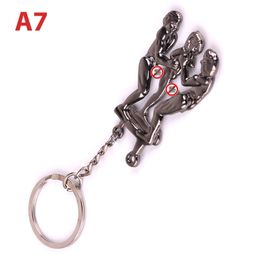 Key Rings 1PCS Fashion Keychain Men And Women Sexy Reproductive Organ Male Genitals Personality Penis Keychain