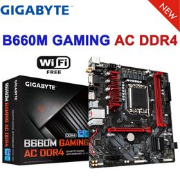 LGA1700 Gigabyte B660M GAMING AC DDR4 Motherboard Supports 12 Generation Intel CPU 5333(O.C.) 64G PCI-E 4.0 Game New Mainboard