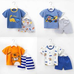 Kinder Kleidung Sets 2 Stück Shorts Set Anzug Kurzarm T-shirt Sommer Jungen Mädchen Kleidung Baumwolle Baby Kleidung 0-5 Jahre alt