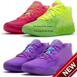 2023Lamelo shoes 2023 Top High Basketball shoesLaMelo Ball 1 MB.01 Men Shoes Black Blast Buzz City LO UFO Not From Here Queen Rick and MoLamelo shoes