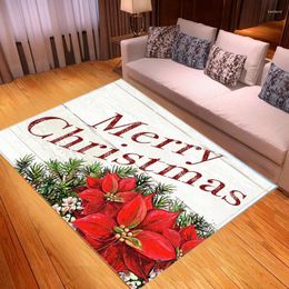 Carpets Happy Merry Christmas Welcome Doormats Indoor Home Decor Kitchen Mat Bath Rugs Bedroom Living Room Floor YearCarpets