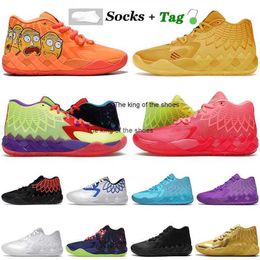 Lamelo shoes 2023Lamelo shoes Pumps LaMelo Ball MB.01 Mens Basketball Shoes Rick Morty Galaxy Buzz City Black Blast Queen Rock Ridge Red Unc Iridescent