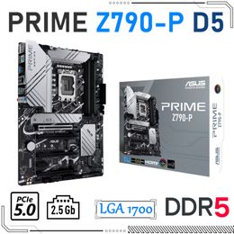 LGA 1700 Motherboard Z790 Support 12th 13th LGA 1700 Processor i3 i5 i7 i9 PRIME Z790-P DDR5 Mainboard M.2 PCIe 5.0 RGB ATX New