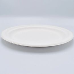 Disposable Plates Party Paper Plate White DIY Baby Birthday Party Decoration Paper Dinner Plate Round