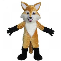 Performance Adult size Brown Fox Mascot Costumes Halloween Fancy Party Dress Cartoon Character Carnival Xmas Easter Advertising Birthday Party Costume